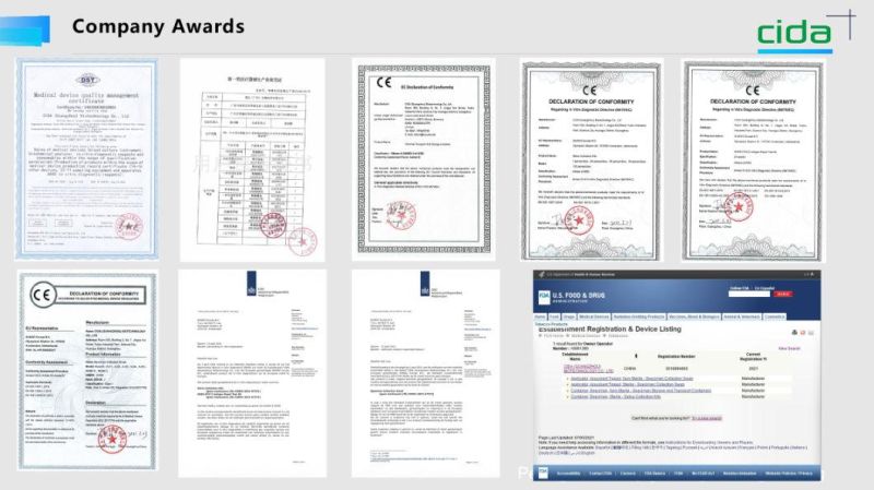 CE Medical Collection Swab and Amies Stuart Cary-Blair Transport Medium