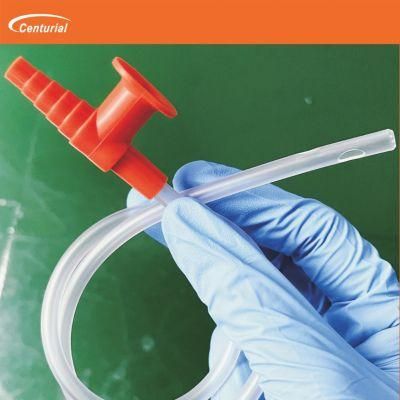 Medical Grade PVC Suction Tube with T- Y -Plain Tip and Cap for Various Patients