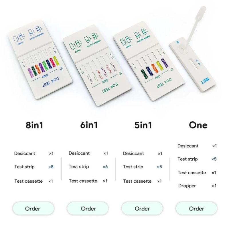 Alps Manufacture Home Drug Kits Antigen Urine Rapid Oral Drug Test Strips