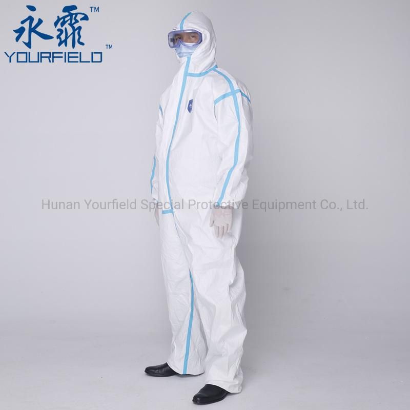 Yourfield ICU Disposalbe Emergency Medical Garment (SS Non-woven PE Film, 65GSM) GB 19082-2009 Clothing