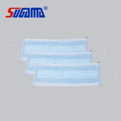 Non-Woven Face Mask Disposable Earloop 3 Ply