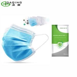 Bfe 99 Filter 3 Ply Nonwoven Fabric Face Mask En 14683 Disposable Medical Surgical Face Mask