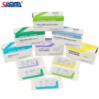 High Quality Non Absorbable Surgical Suture Nylon Monofilament Polyamide with Needle