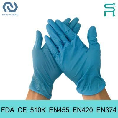 Good Quality Good Price 510K En455 Disposable Nitrile Examination Gloves