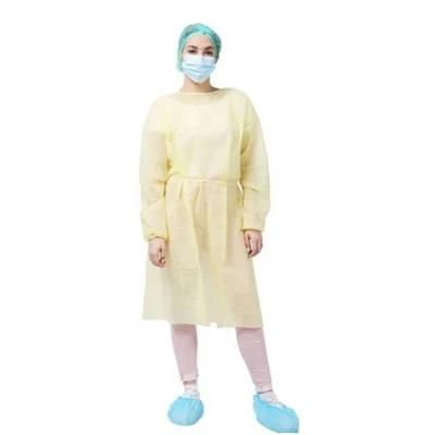 Non Woven Polypropylene Protection Waterproof Disposable Isolation Gown