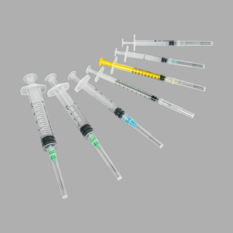 Disposable Syringe 1-60ml for Hypodermic Injection with CE/FDA Certificate