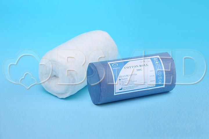 Medical Disposable Cotton Wool Roll for Wound Dressing FDA Ce ISO Certificates Factory Directly