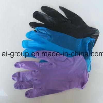 Disposable Powder Free Nitrile Gloves for Medical Checking