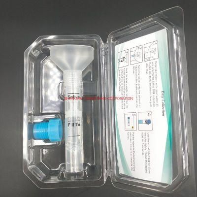 CE/ISO13485 Approved Disposable Integrated Saliva Collection Kit Saliva Collector for Virus DNA/Rna Extracting