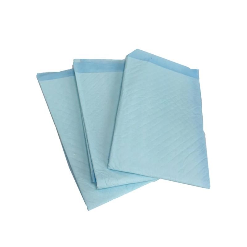 Blue Disposable Bed Underpad for Baby Adult Use