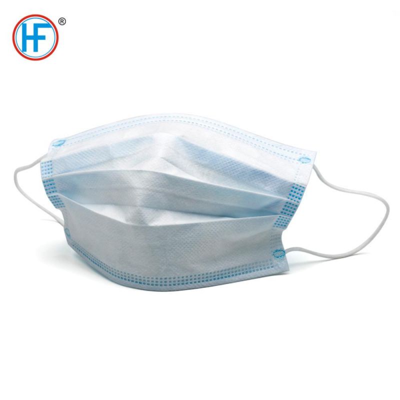 Mdr CE Approved Various Colors En14683-2019 Hengfeng Cartons 17.5X9.5cm Masks Disposable Medical Face Mask