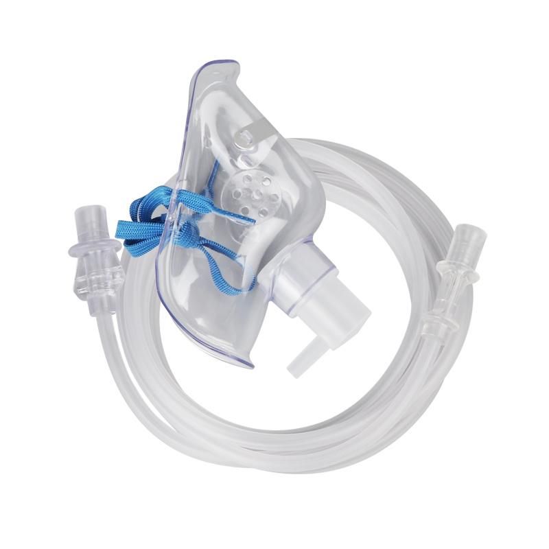 Disposable Medical Grade PVC Oxygen Mask with Nebulizer with Tubing