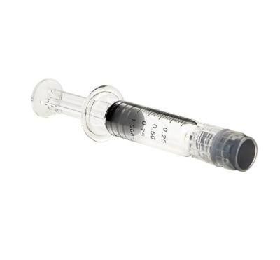 High Quality Heat-Resistant Borosilicate Glass Syringe with Lure Lock /Lure Cap in Medical Grade for Saving Oil