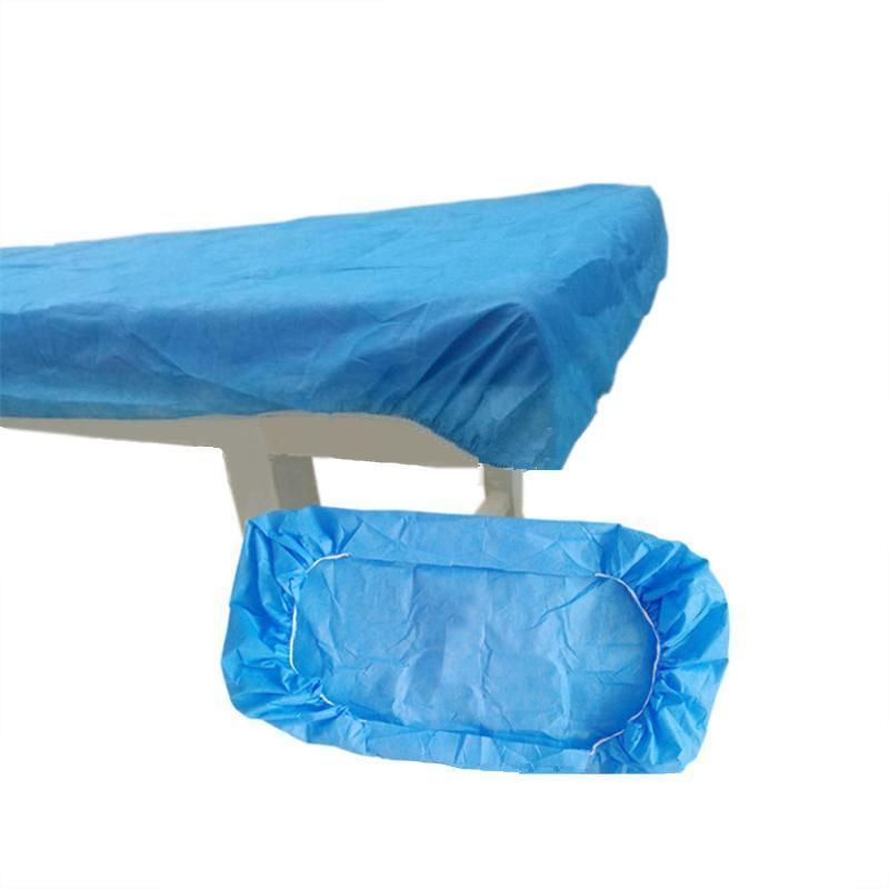 SPA Material 120*220cm Disposable Fitted Bed Sheets for SPA Massage Table Cover
