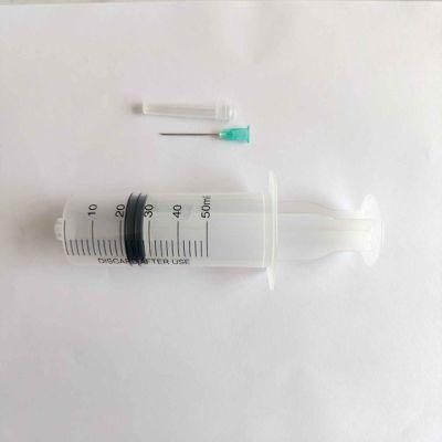 Medical Disposable Luer Lock 50ml Syringe CE FDA ISO &510K