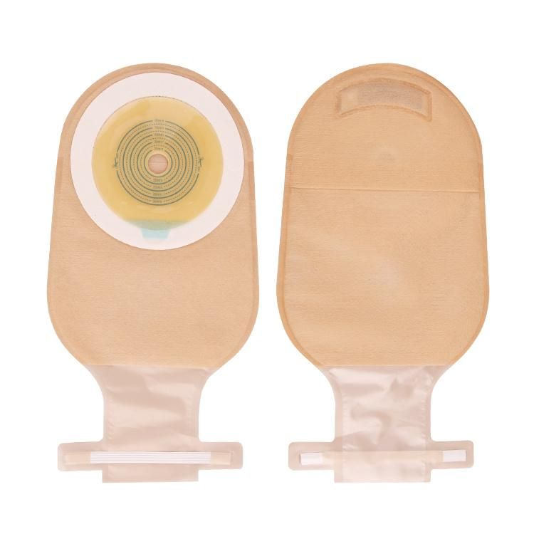 One Piece Drainable Ostomy Bag with Twist-Tie Closure