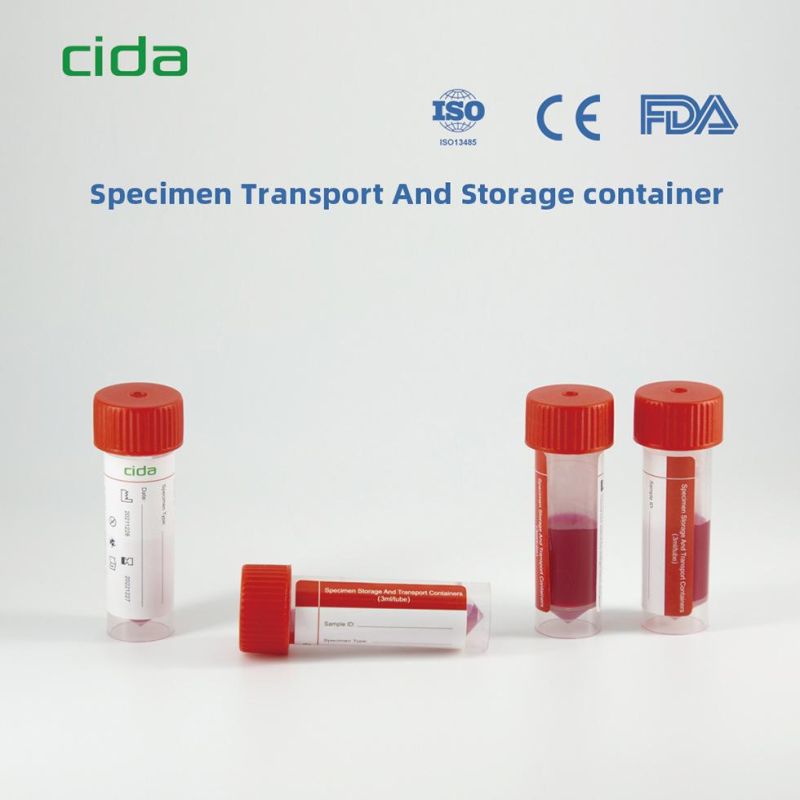 Laboratory Consumable Vtm Sampling Tube Kit with Flocked Oral Nasal Swab Virus Sampling Tube Viral Transport Medium Specimen Collection Swab Rapid Test