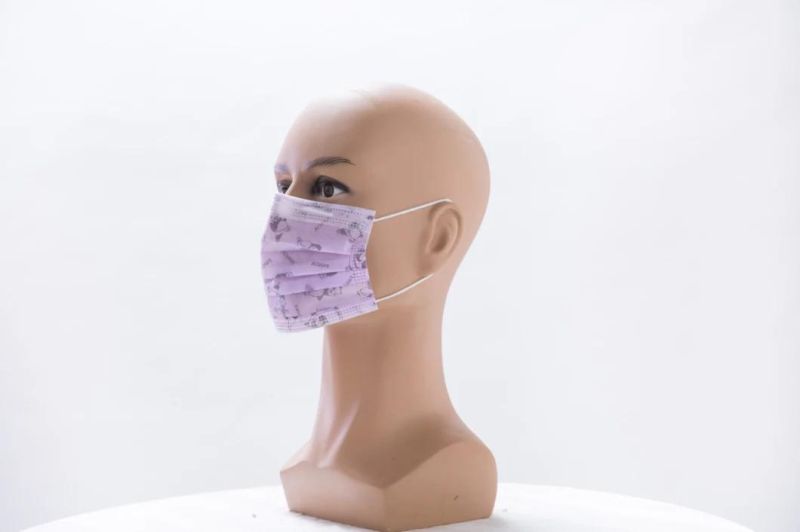 3 Ply Disposable Tie-on Non Woven Face Mask Disposable Breathing Face Mask