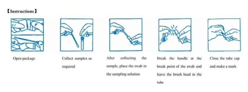 Viral Transport Media Tube with Collection Swabs