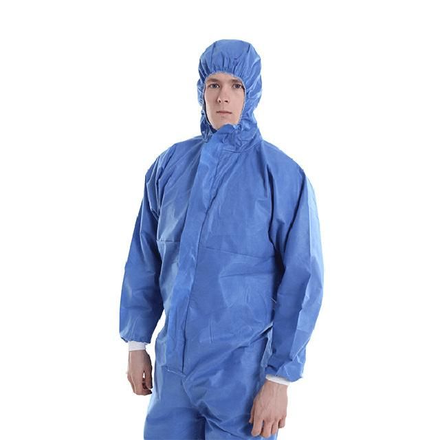 PPE Non-Woven PP/SMS/Microporous Laminated Coverall Type4&5&6