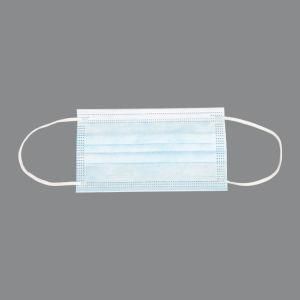 Medical Disposable 3ply 17.5*9.5cm Non-Woven Protective Blue Face Masks with CE and SGS Cetificated