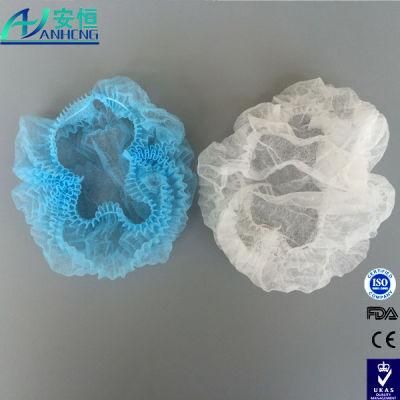 Disposable Nonwoven Clip Cap, Mob Cap