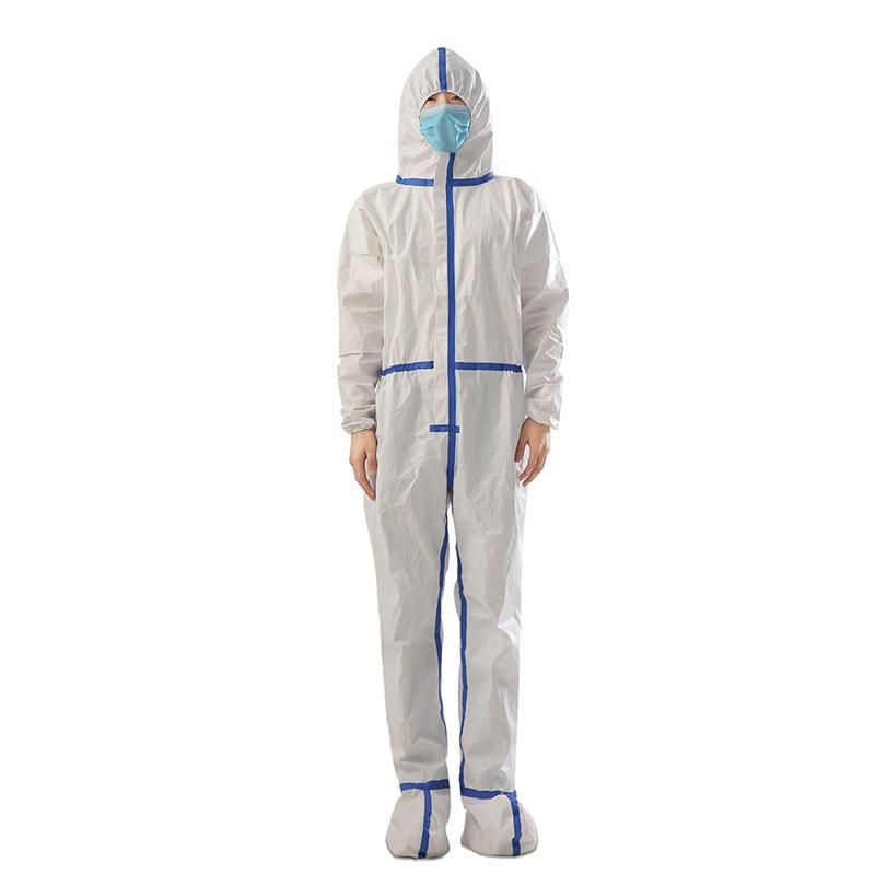 Hospital ICU Police Protective Safety Coverall Suit Waterproof Full Body Protection Suit