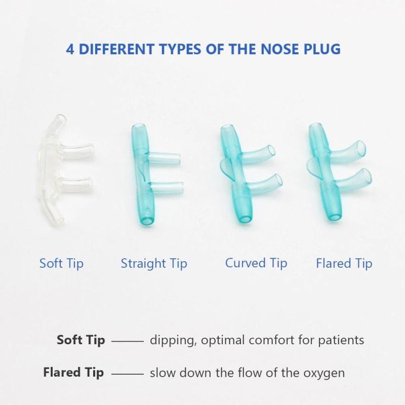 PVC Nasal Oxygen Cannula Various Type Nasal Oxygen Tube Wholesale