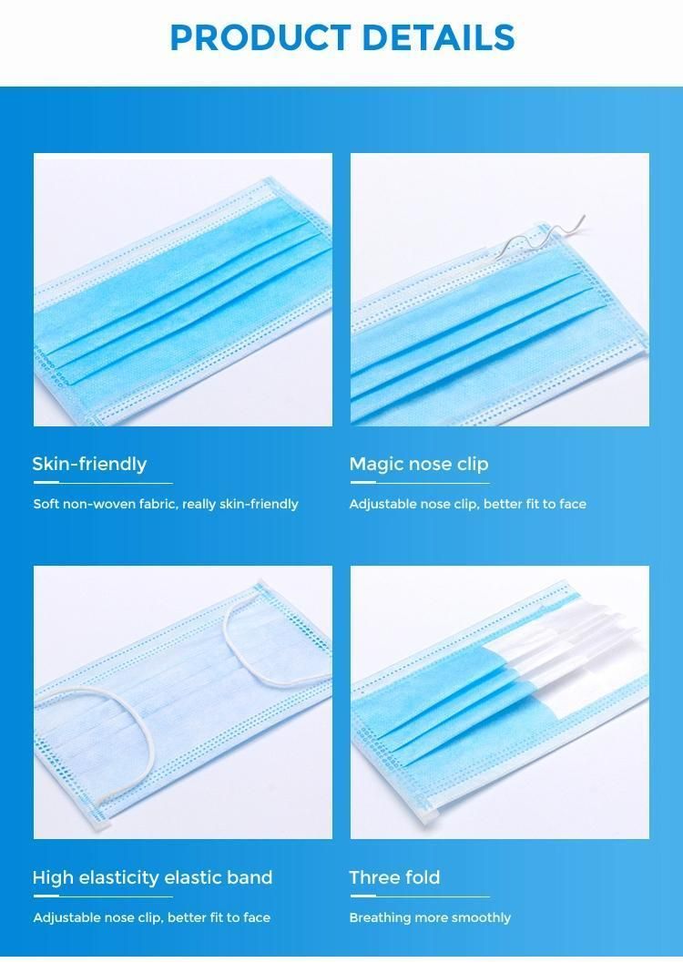 3ply Medical Face Mask with  and Bfe More 95%