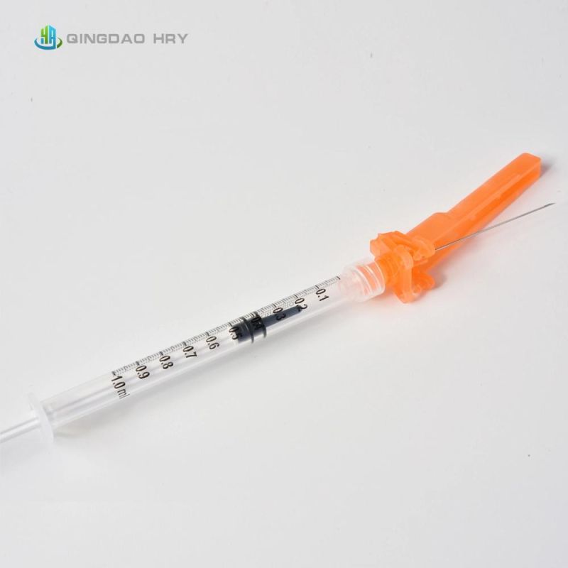 Factory with FDA CE, ISO 13485 Supply Disposable Syringe with Needle or Safety Needle for Hospital