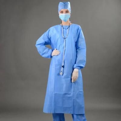 Topmed SMS Nonwoven Sterile Disposable Surgeon Gown for Operating Room with CE&ISO13485