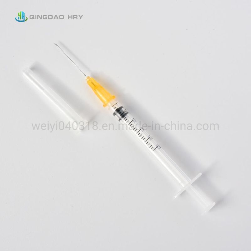 Factory Wholesale 0.3ml -10ml Auto-Disable Medical Injection Syringe Safety Syringe with CE FDA ISO 510K