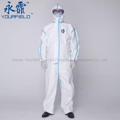 in Stock Disposable Sterile Hospital Coverall Surgical Medical Safety Protective Clothing