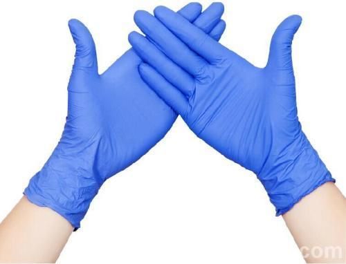 Powder Free Blue Disposable Medical/Non-Medical Examination Nitrile Gloves with CE