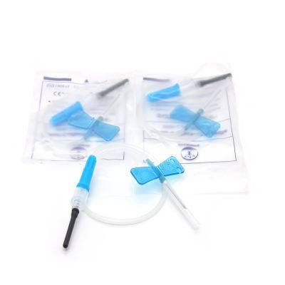 Various Sizes Medical Sterile 23G Butterfly Venous Blood Taking Collection Needle