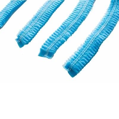 Anti Dust Blue Non-Woven Clip/Strip/Mob Cap