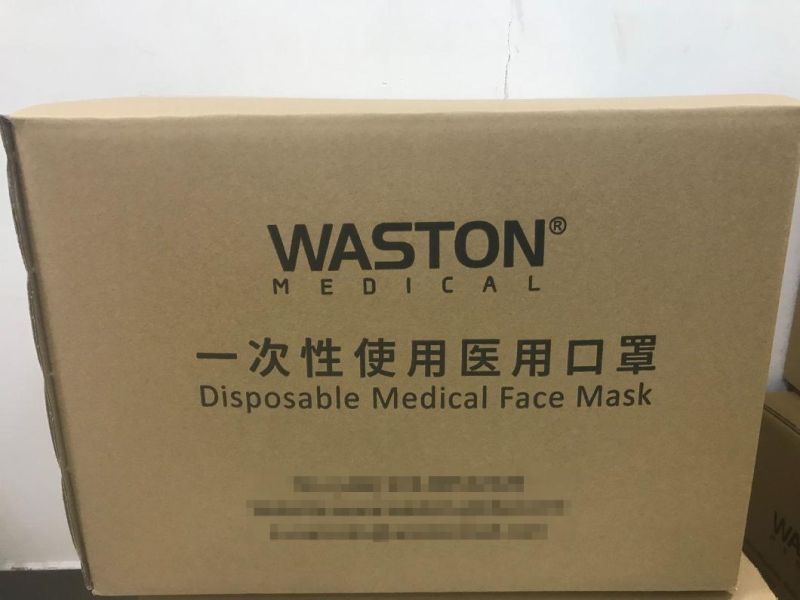 Disposable Medical Face Mask Type Iir, CE14683, ASTM Level 1/2/3, Melt-Blown Fabric, Bfe≥ 95%, Customized Production, Disposable, 3 Layers