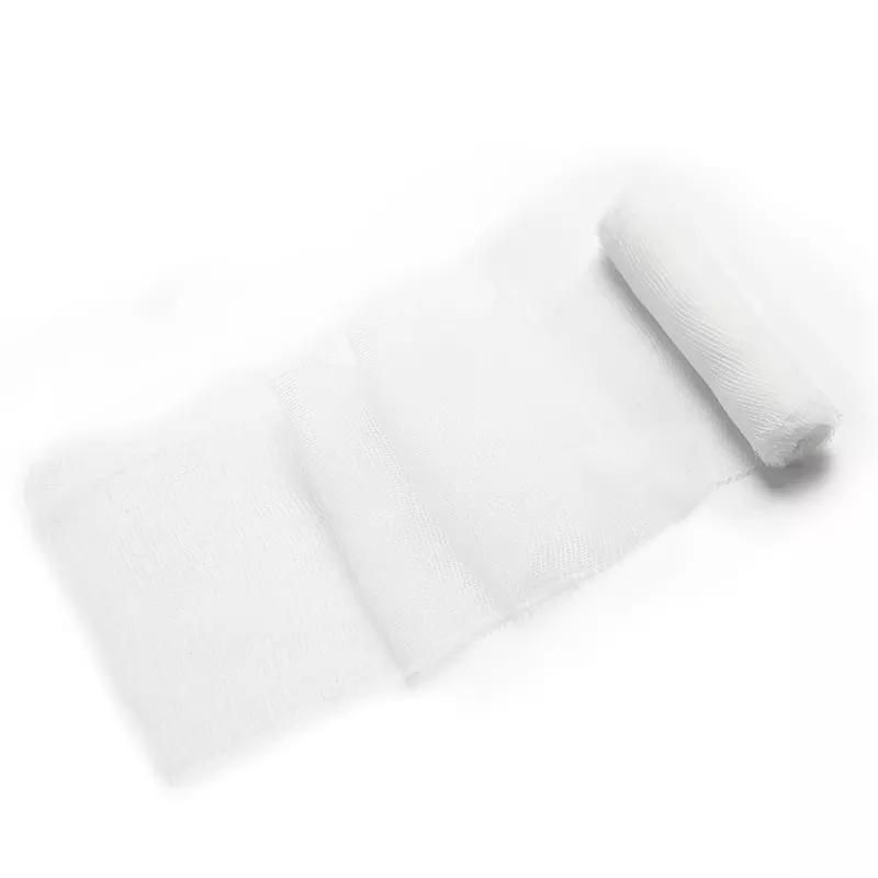 OEM Size Bleached Elastic Gauze Bandage Conforming First Aid PBT Bandage