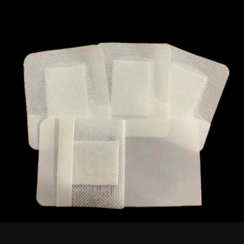 Cotton Gauze Sheet Degreased Dressing Patch 6cmx8cm Wound Dressing Non-Woven Dressing Breathable Hemostatic Bandage