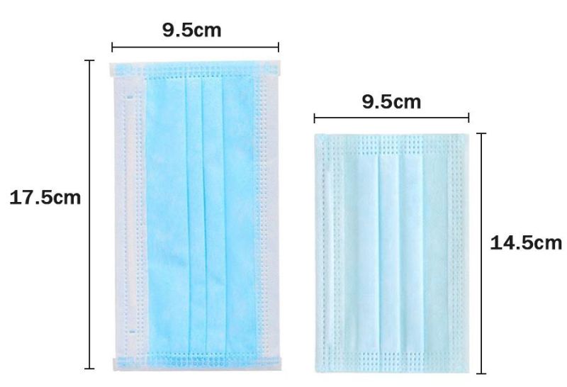 Xiantao 3ply Disposable Face Mask Non-Woven Medical Face Mask