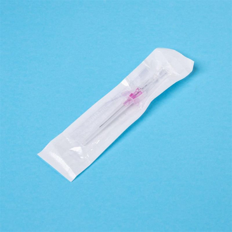 Disposable IV Cannula with Wing with Injection Port Pen Type