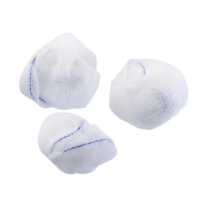 Sterile 100% Cotton Gauze Ball Medical First Aid Disposable Absorbent Gauze Dressing Balls