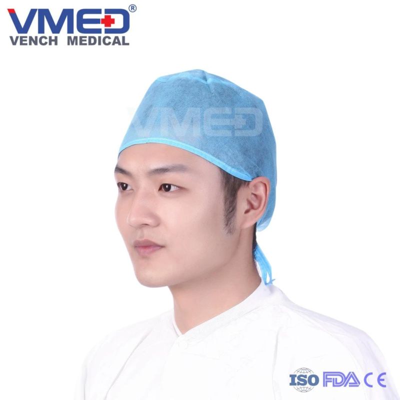 Hospital Nonwoven Surgical Caps, Disposable Surgeon Caps, Doctor Caps