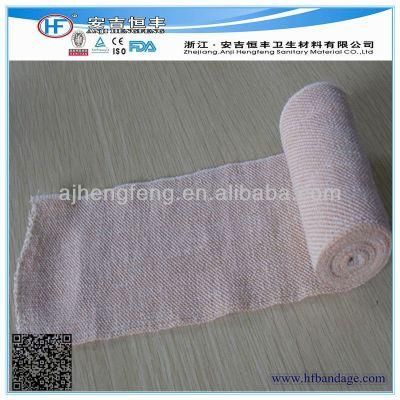 Cheap and Sample Available Manufacturer Direct Sale Elastic Plain Bandage Skin Color 4.5m