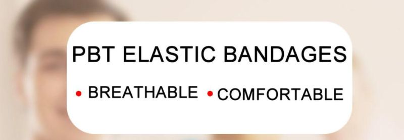 Customized Sterile Disposable Outdoor Elastic Conforming PBT Plain First Aid Bandage