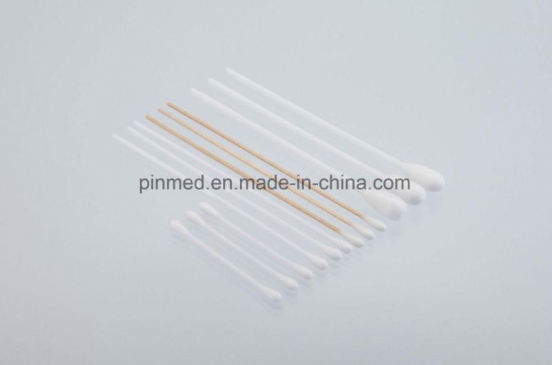 Disposable Cotton Tip Applicators, Plastic Stick