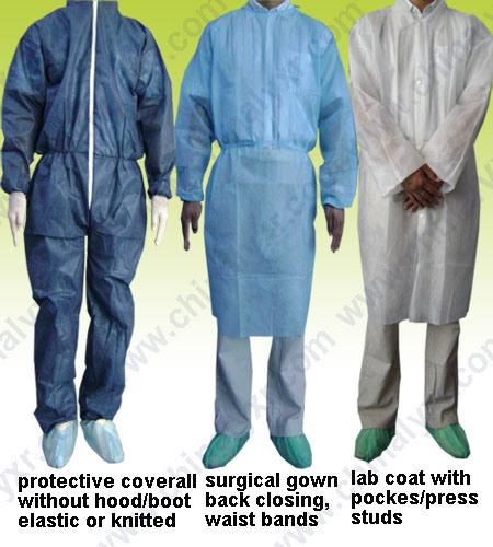 Ly Non-Woven SMS Lab Coat