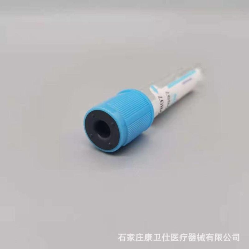 Manufacturer′s Disposable Vacuum Blood Collection Tube Blue Glass 3.8% Anticoagulant Tube Sodium Citrate 1: 9 Vacuum Blood Collection Tube