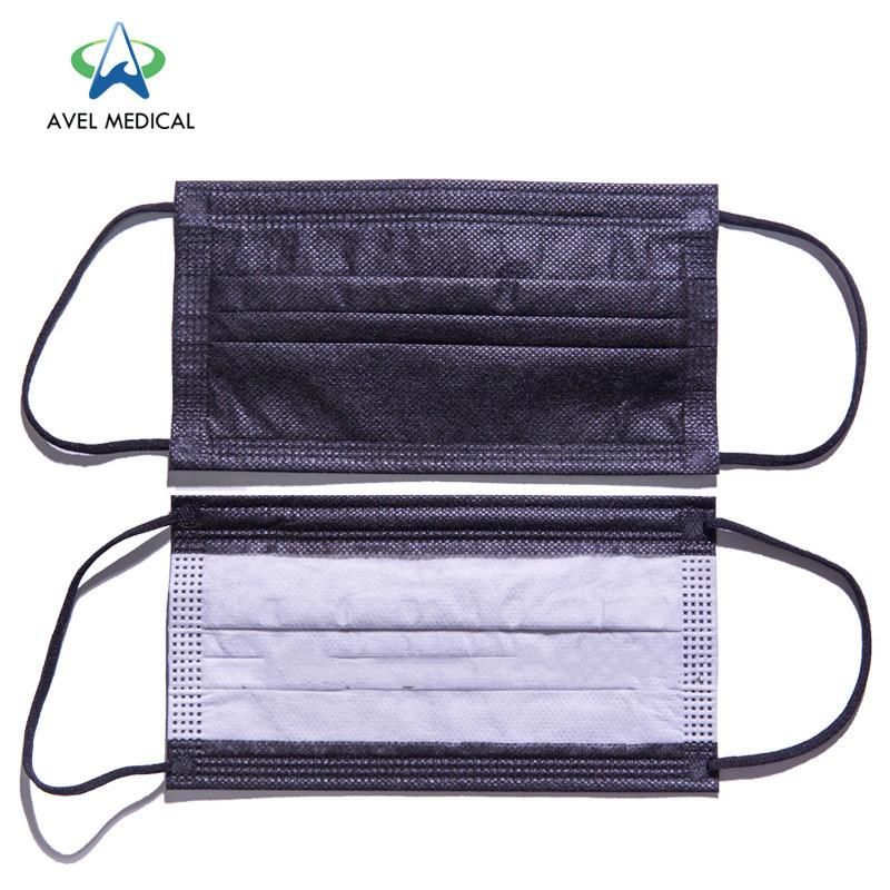 3 Layer Disposable Protective Earloop Non Woven Face Shield Mask