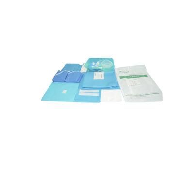 Disposable Sterile Doctor Medical Kit /Blue Non-Woven Surgical Gown Set